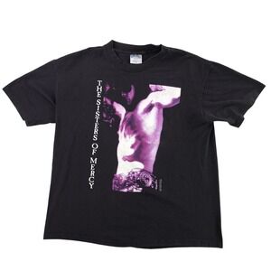 Vintage 1991 Sisters Of Mercy T Shirt XL Brockum Tour Thing Goth Single Stitch